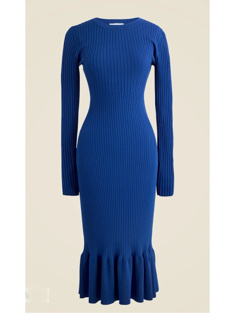 J. Crew Super-stretch Ruffle Sweater-dress - Picture 3 of 8